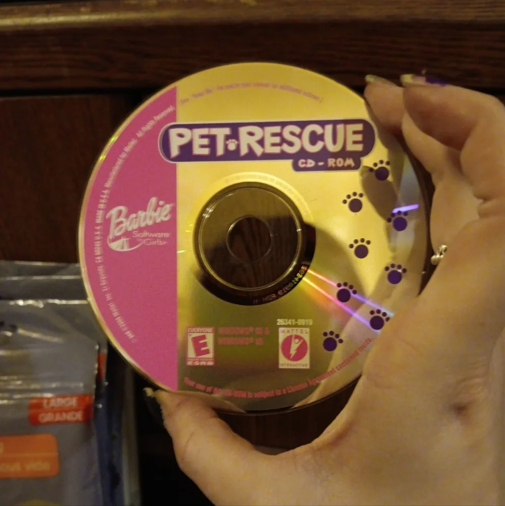 Barbie pet rescue CD rom